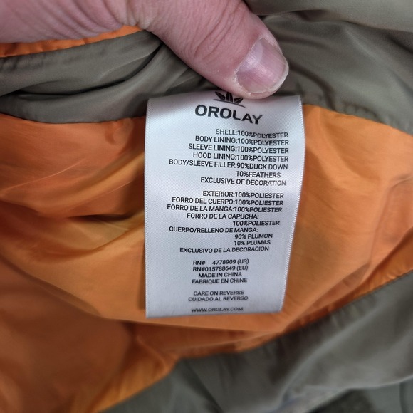 Adidas Women's Olive Puffer Jacket - Picture 16 of 16